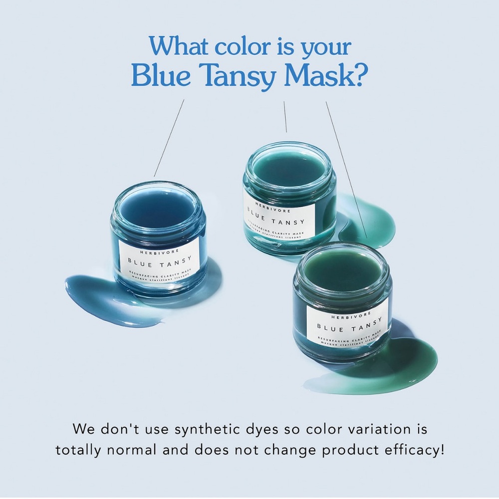 HERBIVORE • Blue Tansy Resurfacing Clarity Mask - Picture 5 of 8